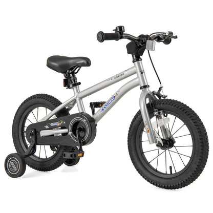 14-inch kids bike for boys and girls with adjustable high carbon steel frame, ideal for children aged 3 to 5 years.
