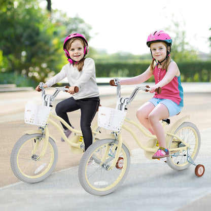 14 Inch Kids Bike Adjustable with Training Wheels Ages 3-8 Years Olds-14 inches