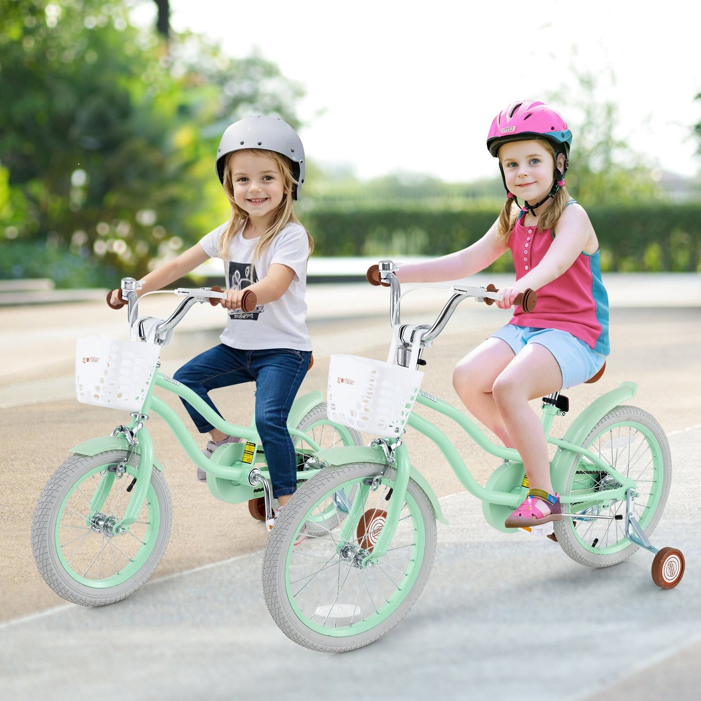 14 Inch Kids Bike with Adjustable Seat and Bell for Kids 3-8 Years Olds-14 inches