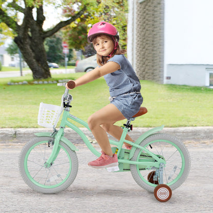 14 Inch Kids Bike with Adjustable Seat and Bell for Kids 3-8 Years Olds-14 inches