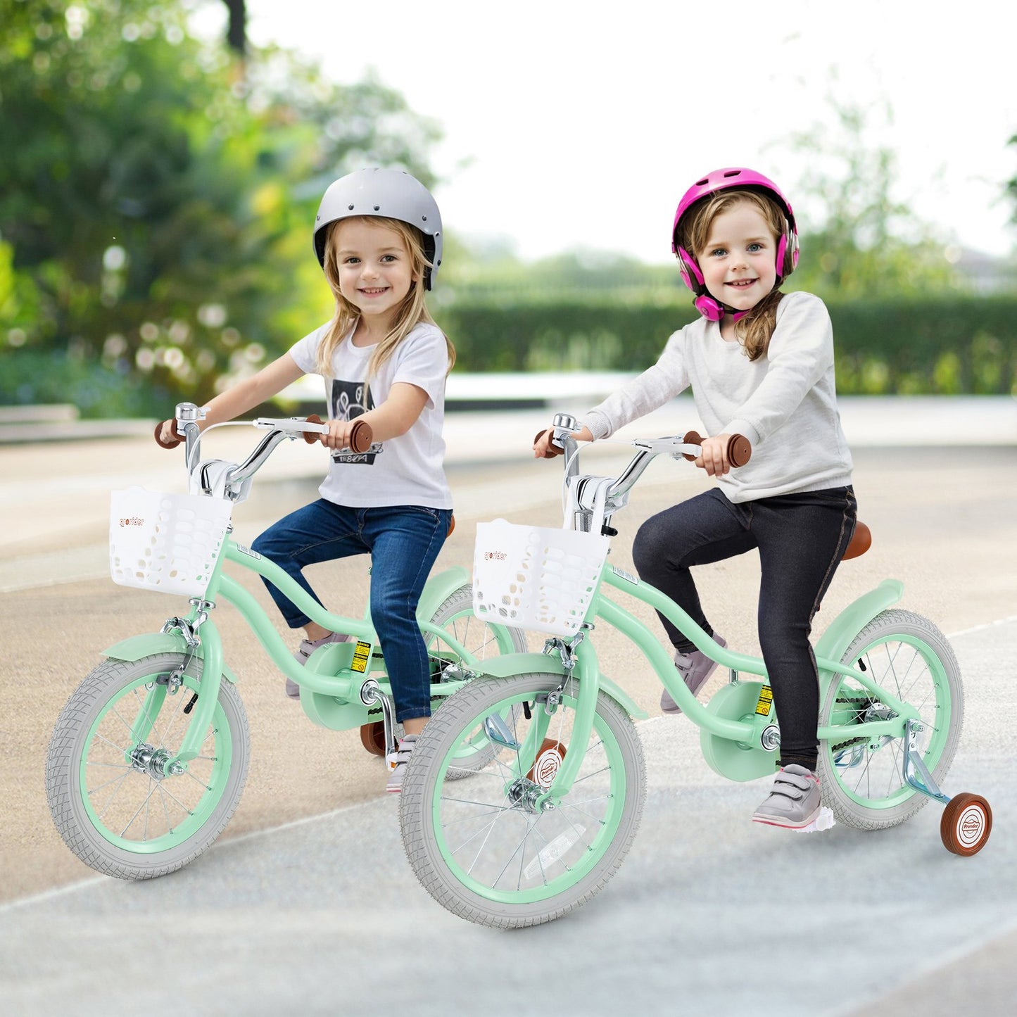 14 Inch Kids Bike with Adjustable Seat and Bell for Kids 3-8 Years Olds-14 inches