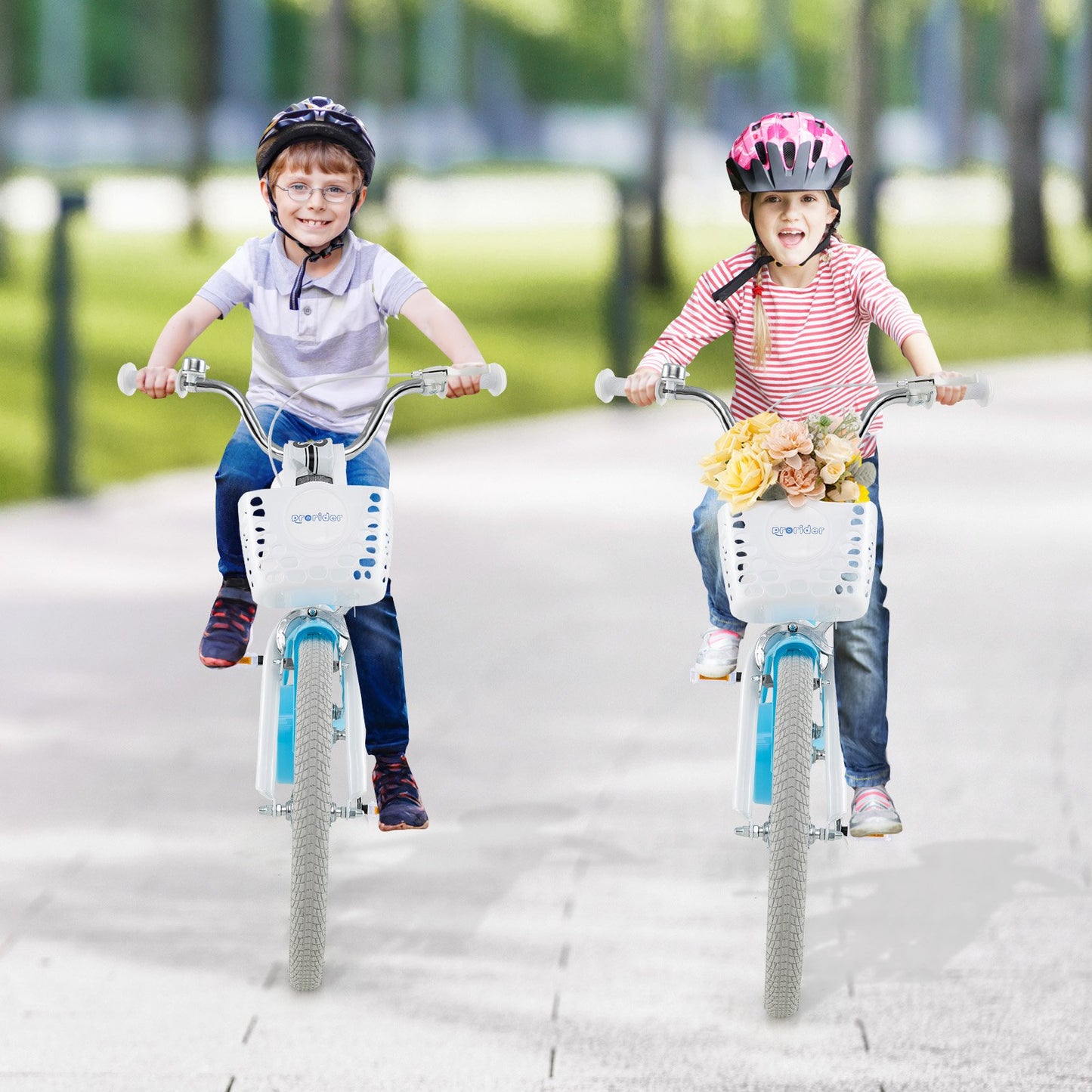 14/16/18 Inch Kids Bike with Dual Brakes and Adjustable Seat-16 inches