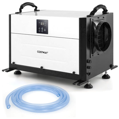 155 Pint Crawl Space Dehumidifier with 3 Modes and 24H Timer-Blue