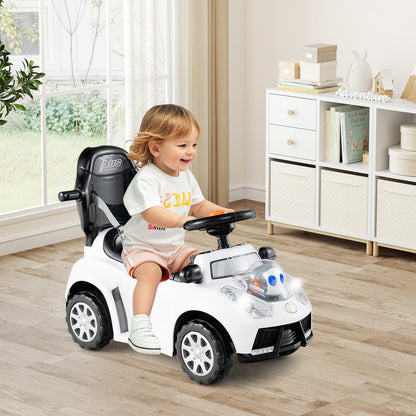 3 in 1 Push Car for Toddler Stroller Sliding Walking Car for Boys and Girls-Pink