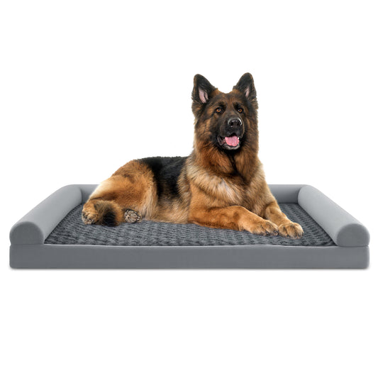 Orthopedic Foam Dog Bed Large Dog Sofa Couch with Removable Cover-XXL