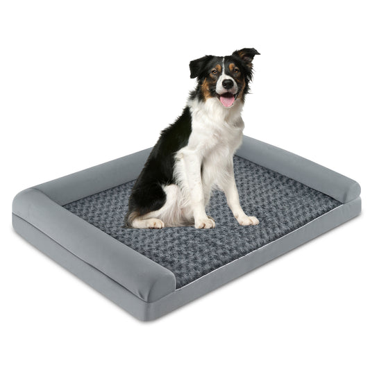 Orthopedic Foam Dog Bed Large Dog Sofa Couch with Removable Cover-XL