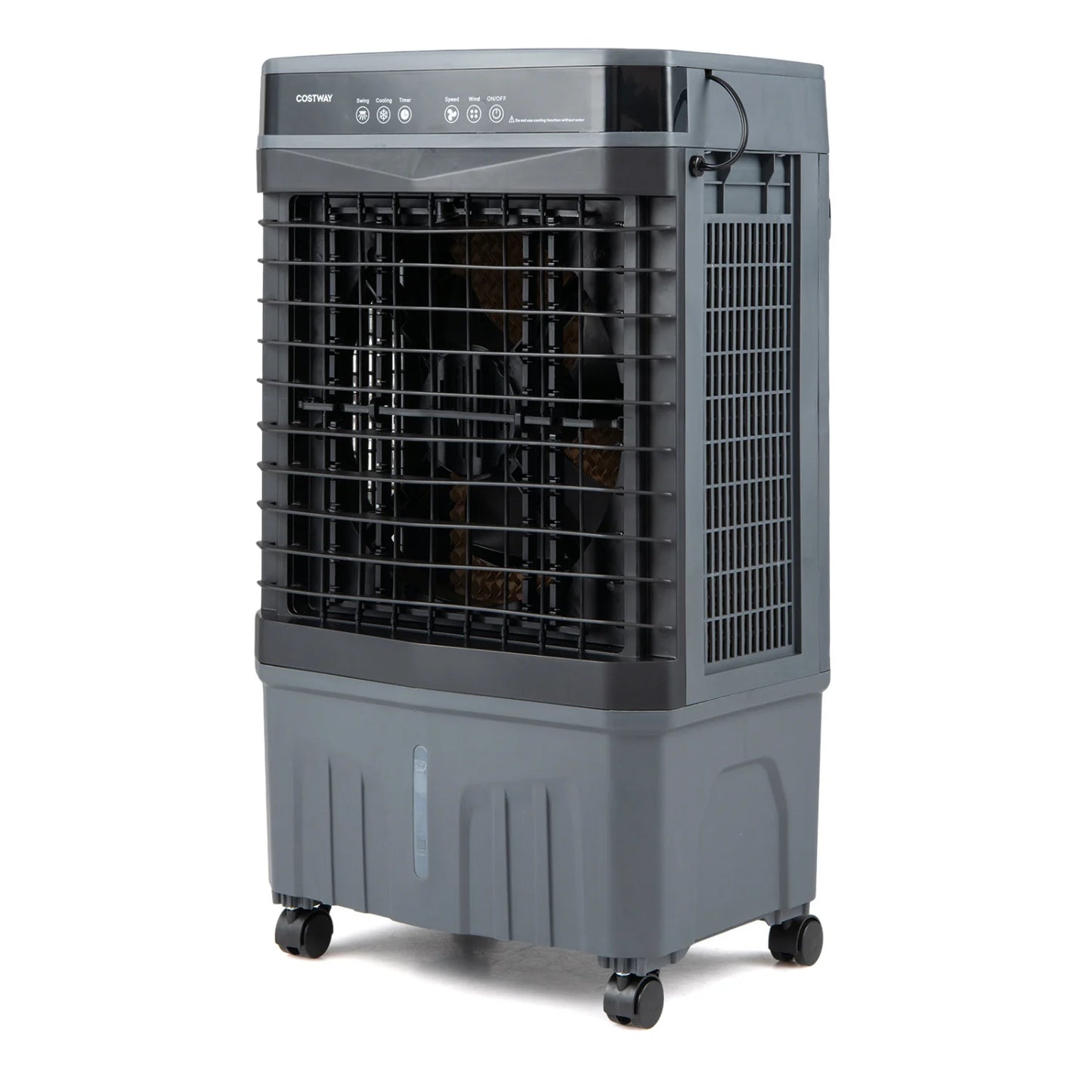 1800 CFM Evaporative Air Cooler with 4 Gal Water Tank-Black
