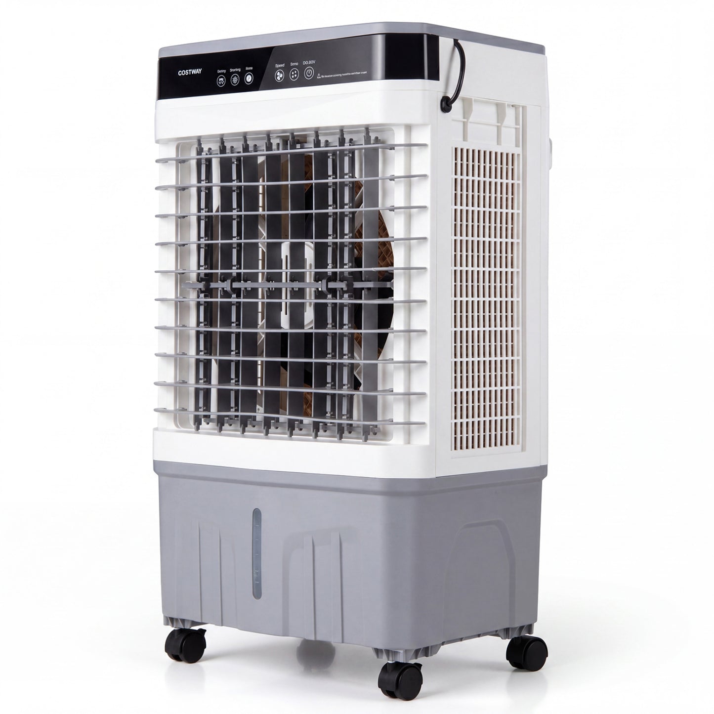 1800 CFM Evaporative Air Cooler with 4 Gal Water Tank-Black