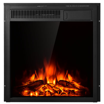 18/22.5 Inch Electric Fireplace Insert with 7-Level Adjustable Flame Brightness-22.5 inches