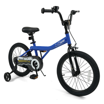 16-Inch Kids Bike with Removable Training Wheels Navy - Brave Hero