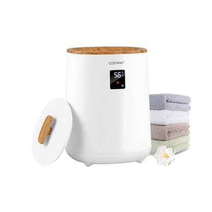 18 L Large Blanket Towel Warmer with LED Display for Bathroom-White