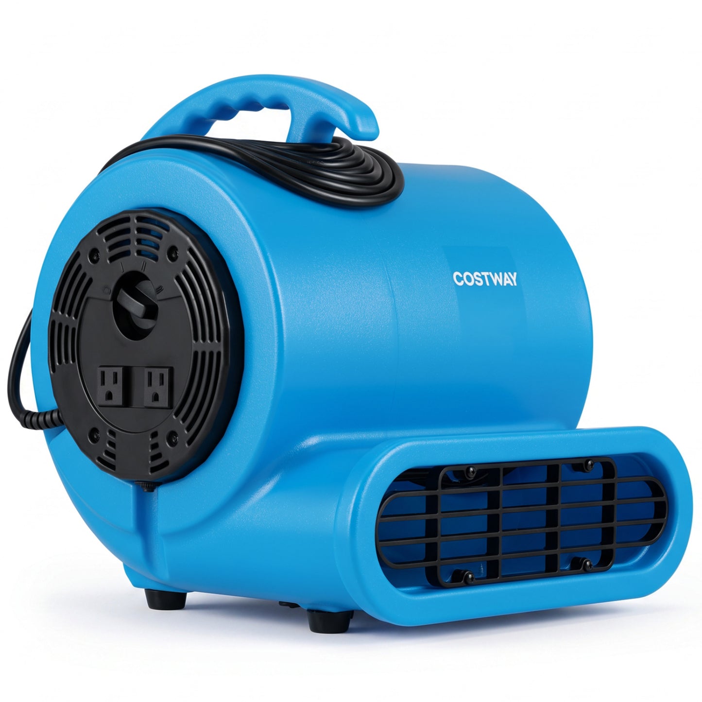 1/3 HP Air Mover 3-Speed 1000 CFM Commercial Blower Fan-Blue