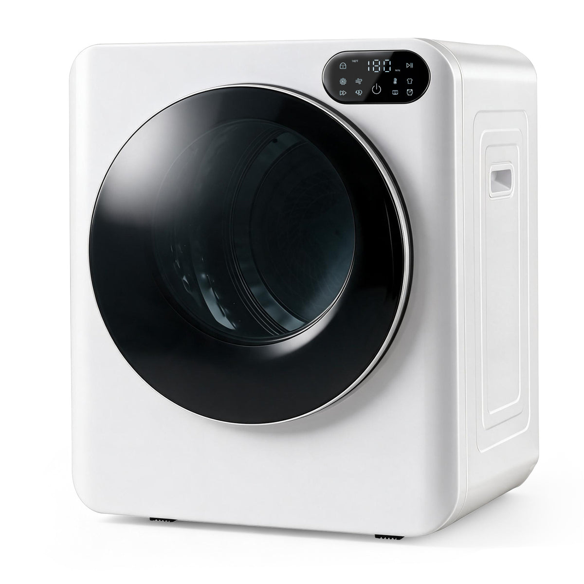 1.5 Cu.Ft White Portable Clothes Dryer with LED Control-White