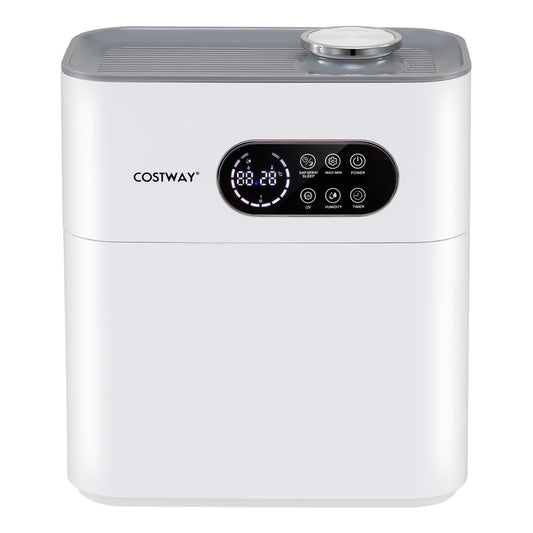 1.7 Gal Cool Mist Humidifier for Large Room and Bedroom Large Capacity Top Fill Humidifier-White