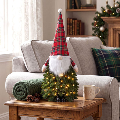 1 Pack 3 FT Pre-Lit Mini Tabletop Artificial Christmas Tree Battery Operation
