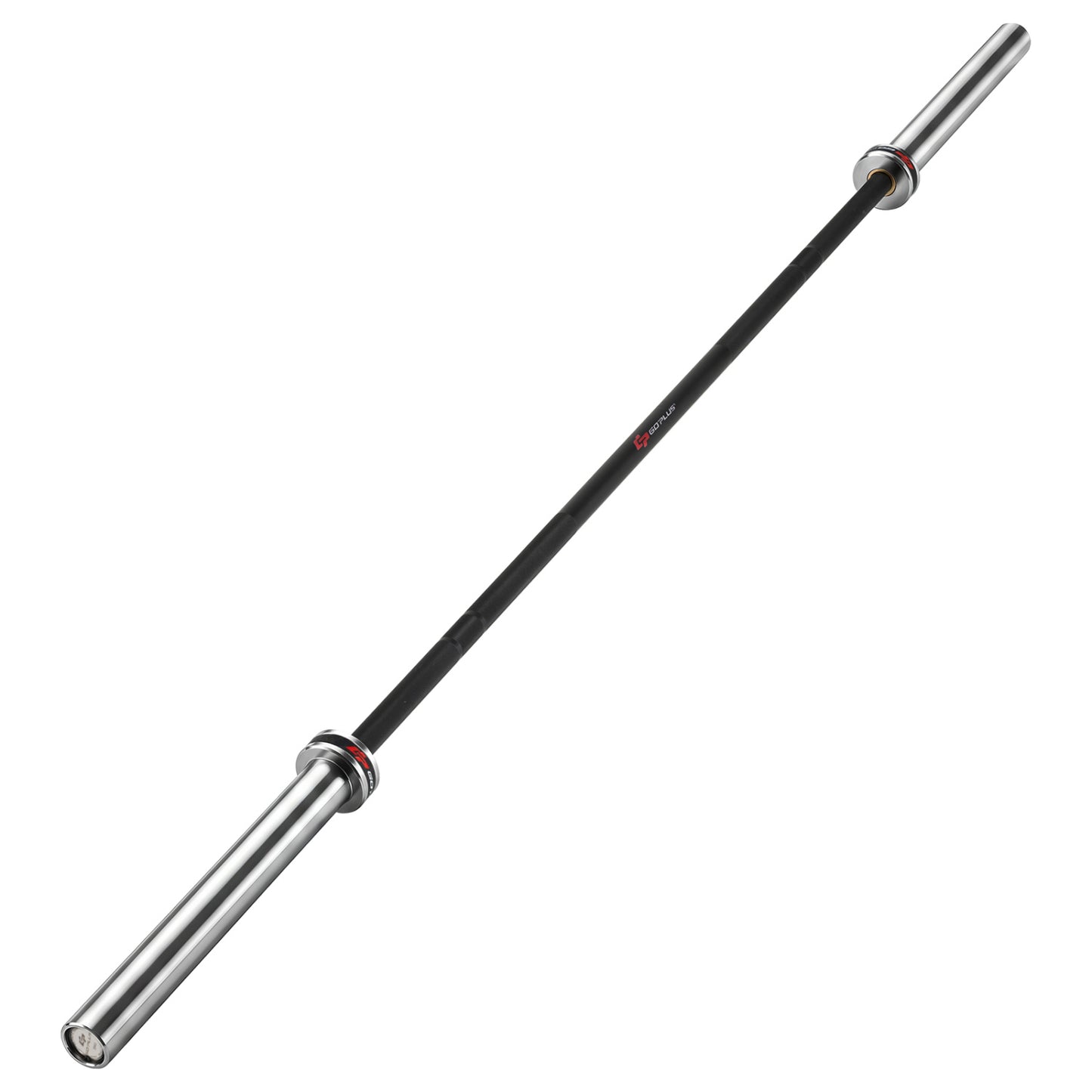 2000 lbs Weight Lifting 7FT Olympic Bar for Olympic Plates for Squats and Home Gym-Black