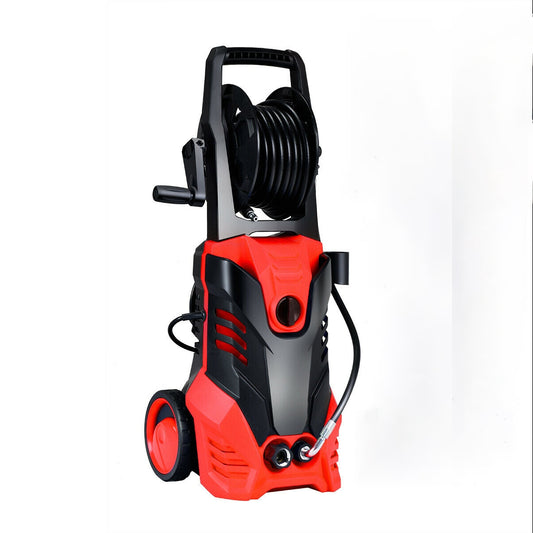 3000 PSI Electric High Pressure Washer With Patio Cleaner-Red