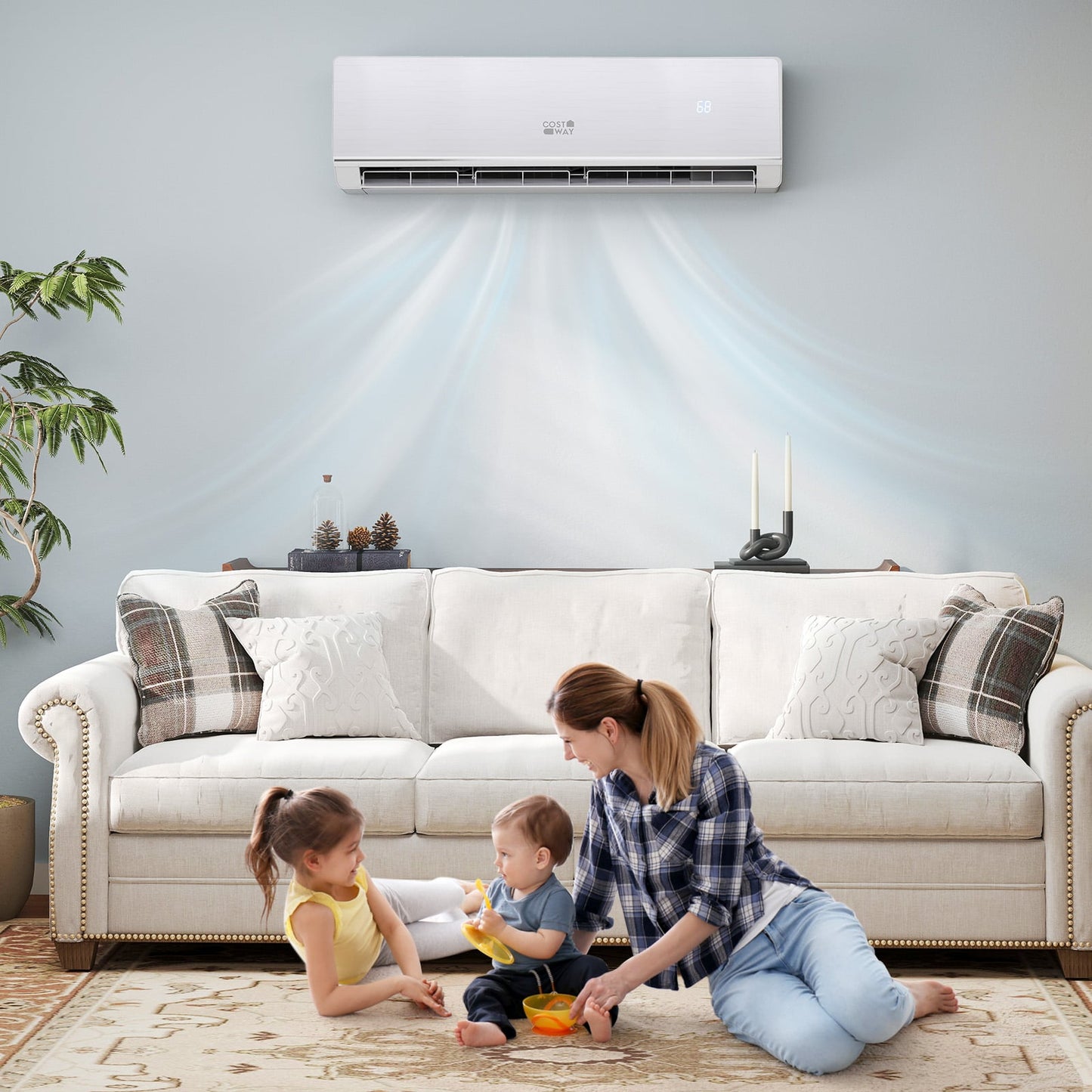 24000 BTU 25 SEER2 208-230V Mini Split Heat Pump Heating at -15°F WiFi Enabled