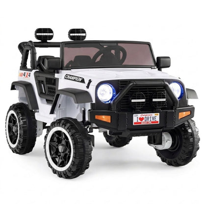 24V 2-Seater Kids Ride On Truck 2WD/4WD with Lockable Doors and Music-Pink
