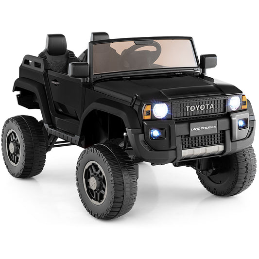 24V 2 Seater Ride on Car 4WD/2WD Switchable for Kids with Remote for Ages 3+-Black