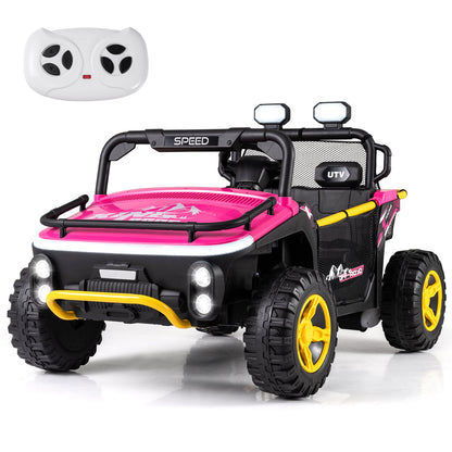 24V Ride on Toy for Kids 2 Seater Ride on Truck Car with Horn Music Story-Black