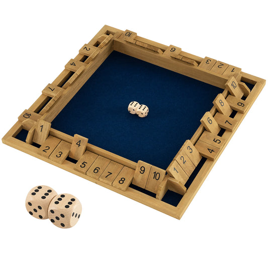 Large 24-inch Shut The Box game for 2-4 players, fun learning toy from Wilsons Home Store in Toys & Hobbies category.