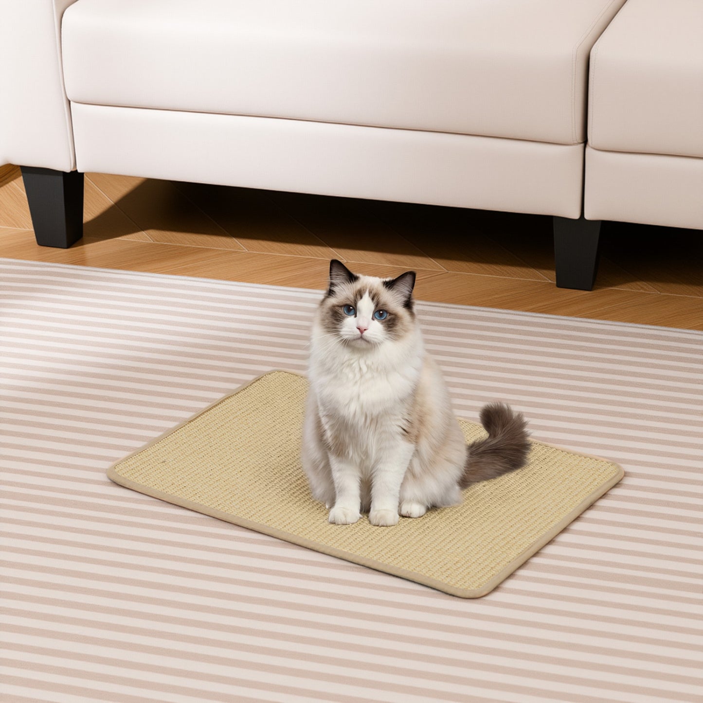 24 x 16 Inch 6-Piece Cat Scratcher Mat Set