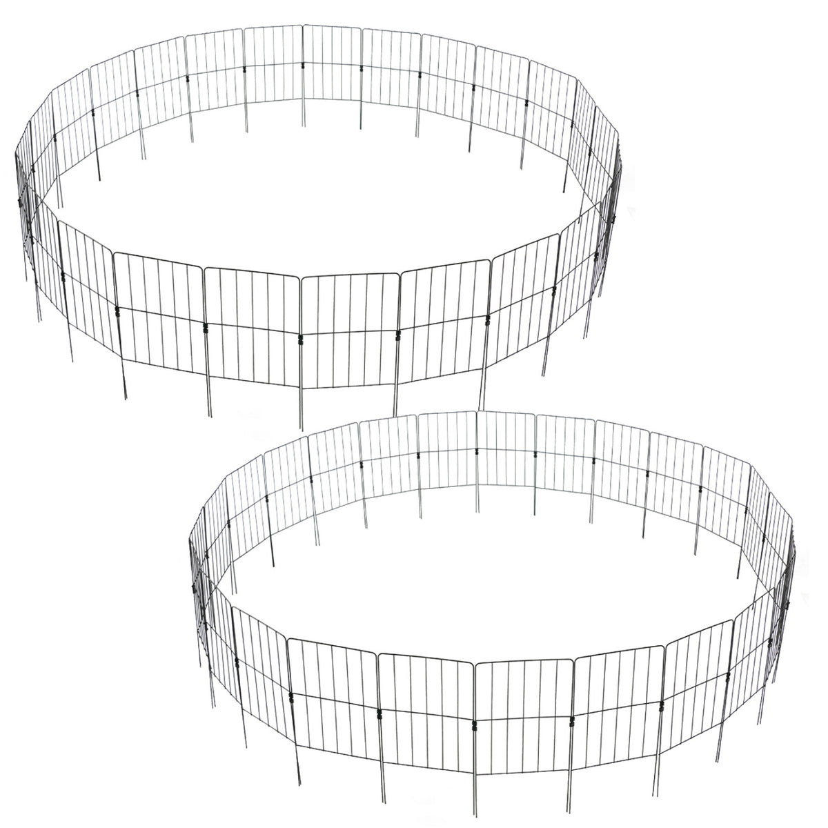 50 Pack Rustproof Decorative Garden Fence Set
