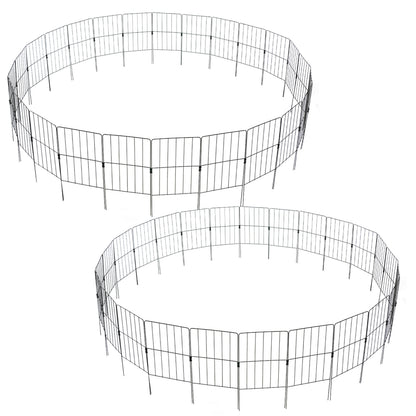50 Pack Rustproof Decorative Garden Fence Set