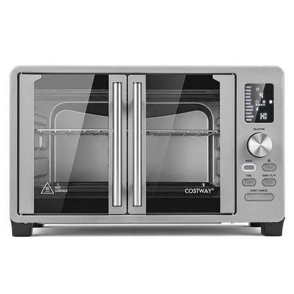 26.4 Quart French Door Convection Toaster Oven with 11 Presets 1500W Countertop Oven