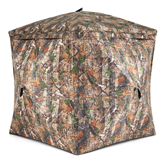 270° See Through Hunting Blind Tent with Silent Magnetic Door