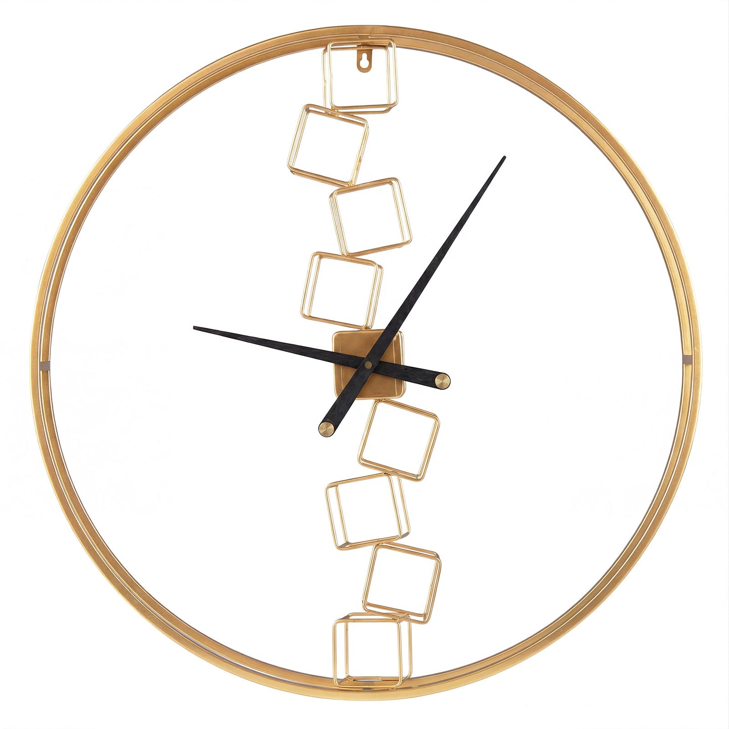 27 Inch Large Wall Clock for Living Room Bedroom Kitchen-Yellow