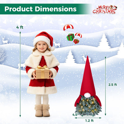 Two 2.5-foot pre-lit mini artificial Christmas trees in a holiday decor display, perfect for tabletop Christmas decorations.