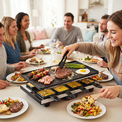 Reversible 2-in-1 kitchen table grill and griddle with nonstick plate for versatile cooking by Direct by Wilsons Home Store