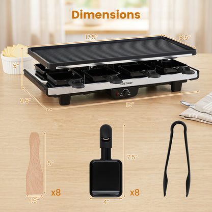 Wilson's Home Store 2-in-1 table grill and griddle with reversible nonstick plate, ideal for versatile cooking at home