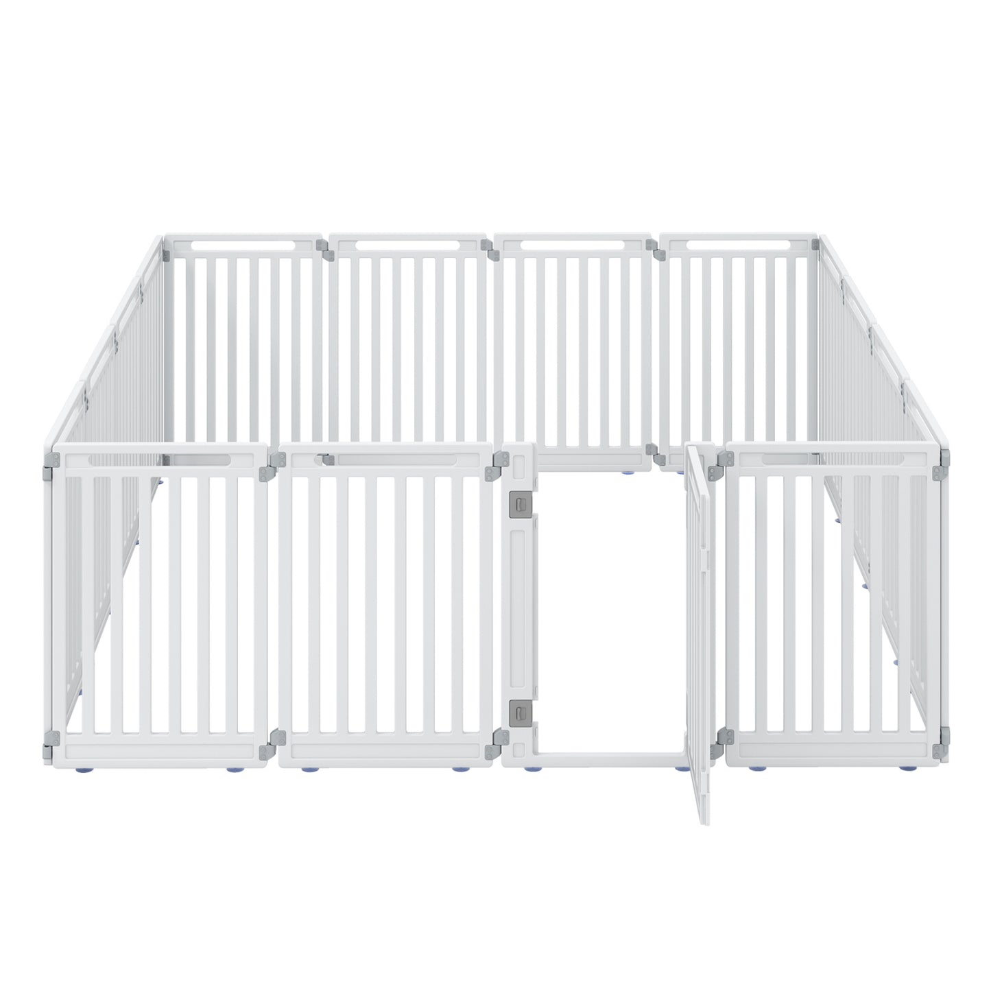 31.5" Height Indoor Outdoor Dog Playpen with 16 Panels-Black