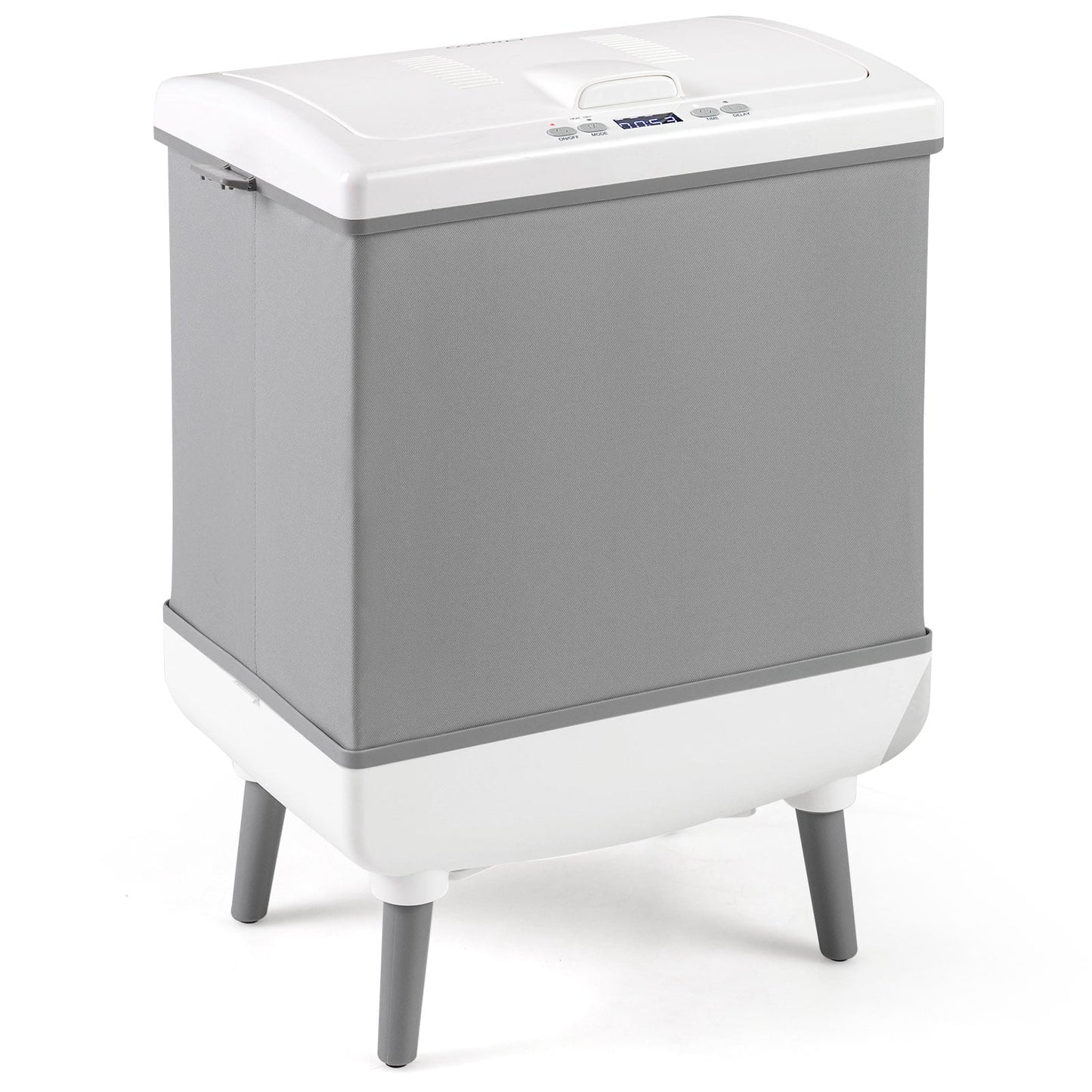 35L Large Towel Warmer with Heating and Drying Modes for Bathroom-Beige