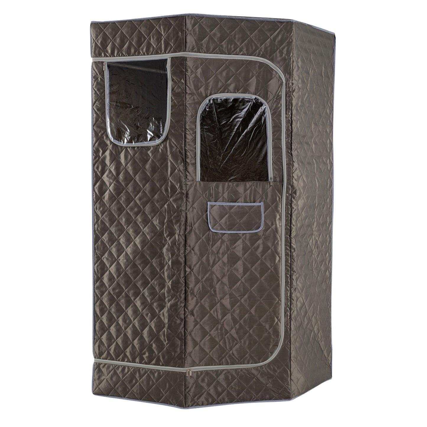3L Portable Steam Sauna for Home Fast-Heat with 9-Level Remote Control and Folding Chair-Black
