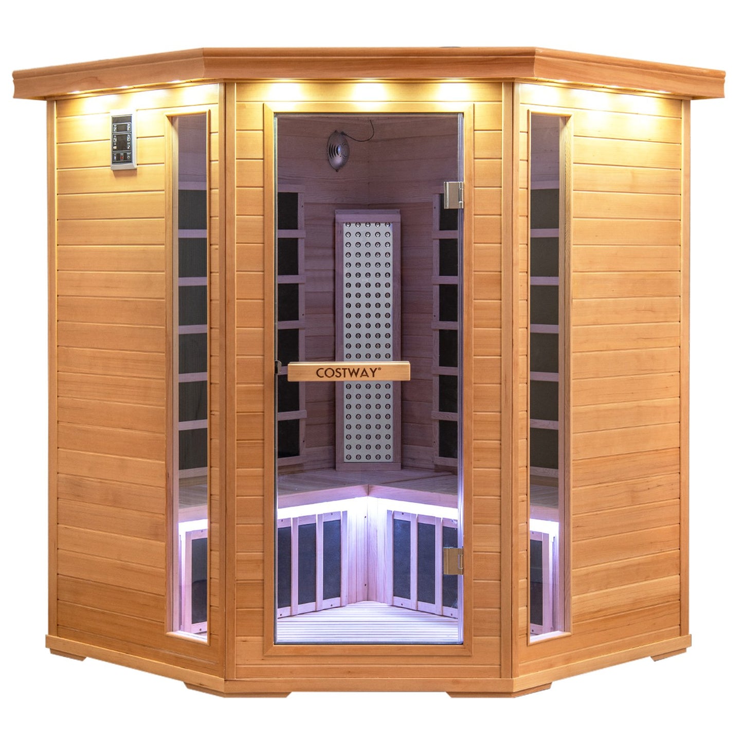 3-5 People Far Infrared Wooden Sauna Room for Home