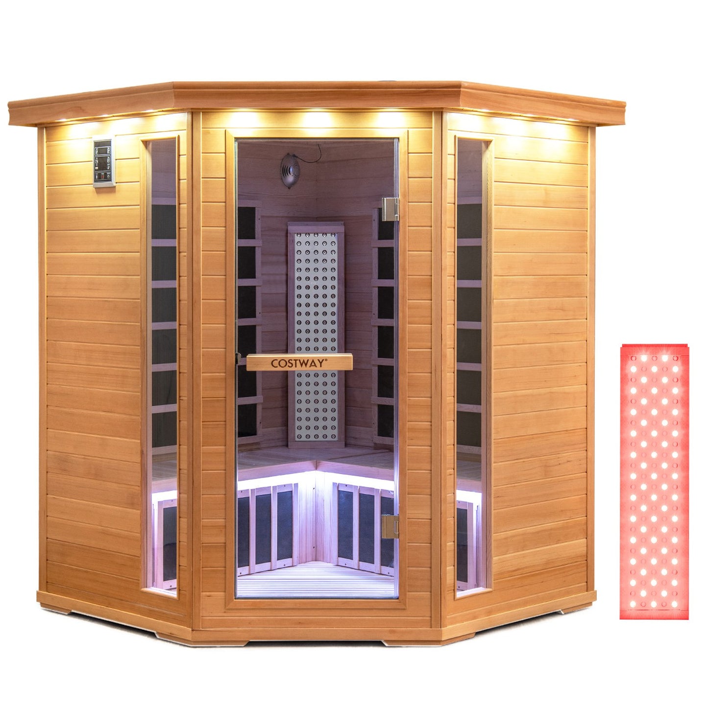 3-5 People Far Infrared Wooden Sauna Room for Home