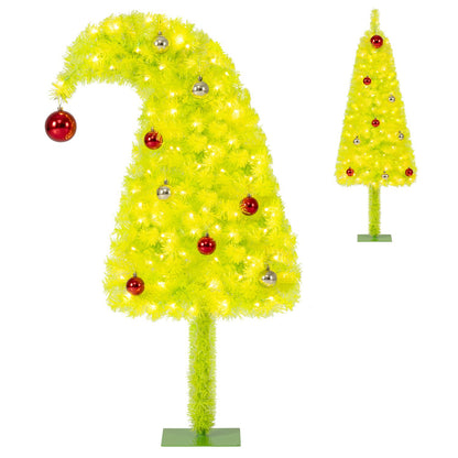 3 FT Pre-Lit and Pre-Decorated Christmas Tree with 4 Lighted Gift Boxes