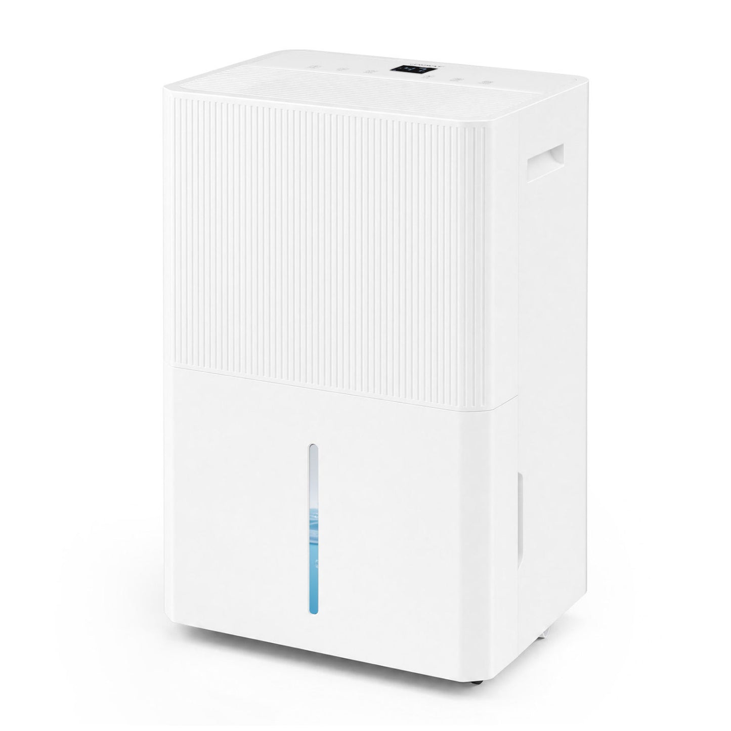 3 Modes Dehumidifier with Drain Hose and LED Display for 6500 Sq.Ft Home-White