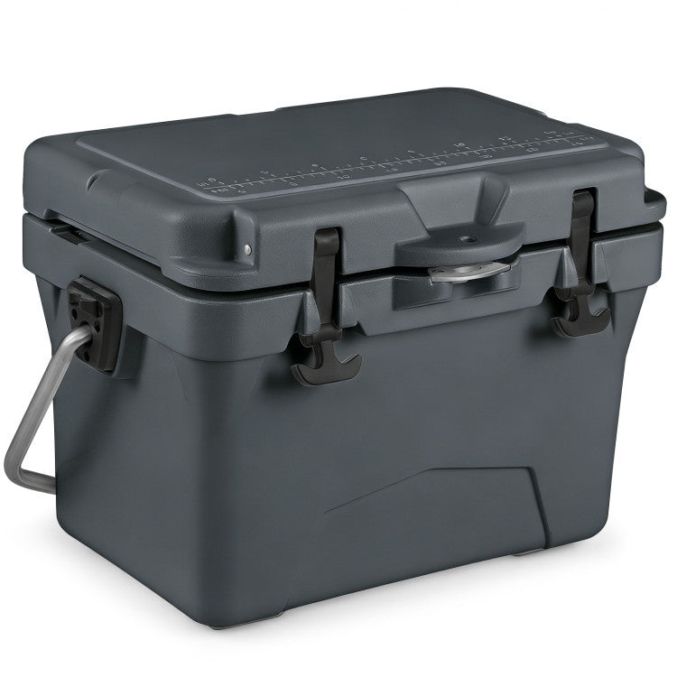 Outdoor camping bundle with pop-up canopy tent, 20-quart cooler, and oversized loveseat for outdoor adventures.