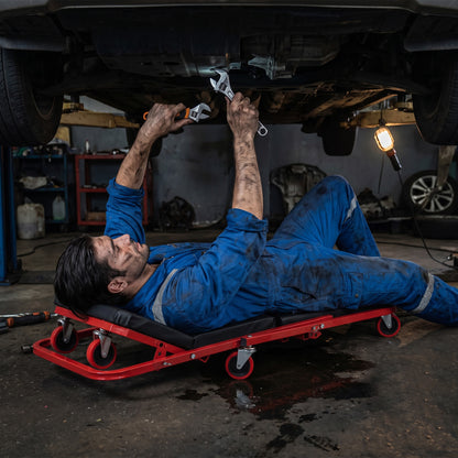 41" Foldable Mechanic Creeper with 450 LBS Capacity-Black