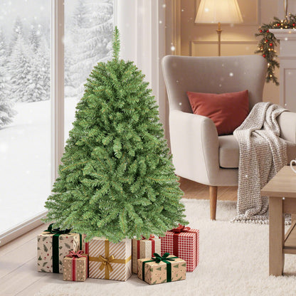 4 FT Artificial Christmas Tree with Easy-Setup Hinges