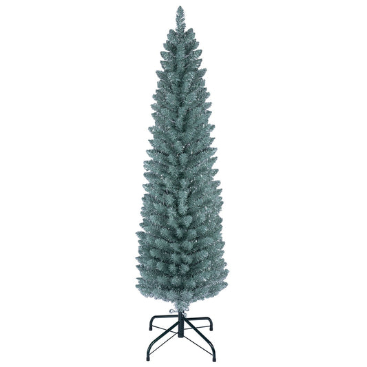 Artificial Christmas tree in 5 to 8 feet with PVC branches, available in 210 to 535 tips, designed for holiday decorating.