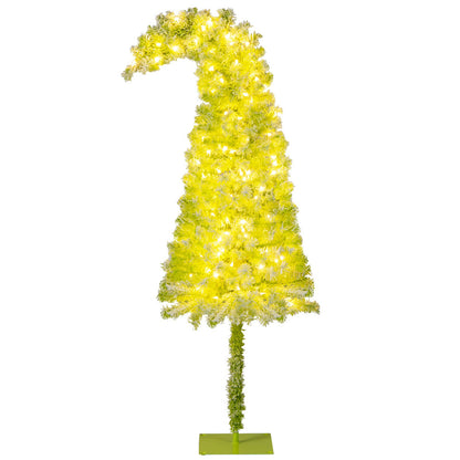 5/6/7 FT Whimsical Christmas Tree with Bendable Top and 216/290/366 Branch-7 FT