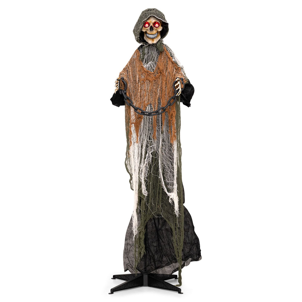 5.7 Feet Outdoor Life-Size Halloween Decoration with Chain