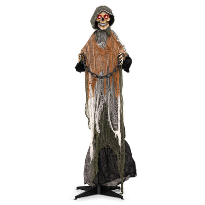 5.7 Feet Outdoor Life-Size Halloween Decoration with Chain
