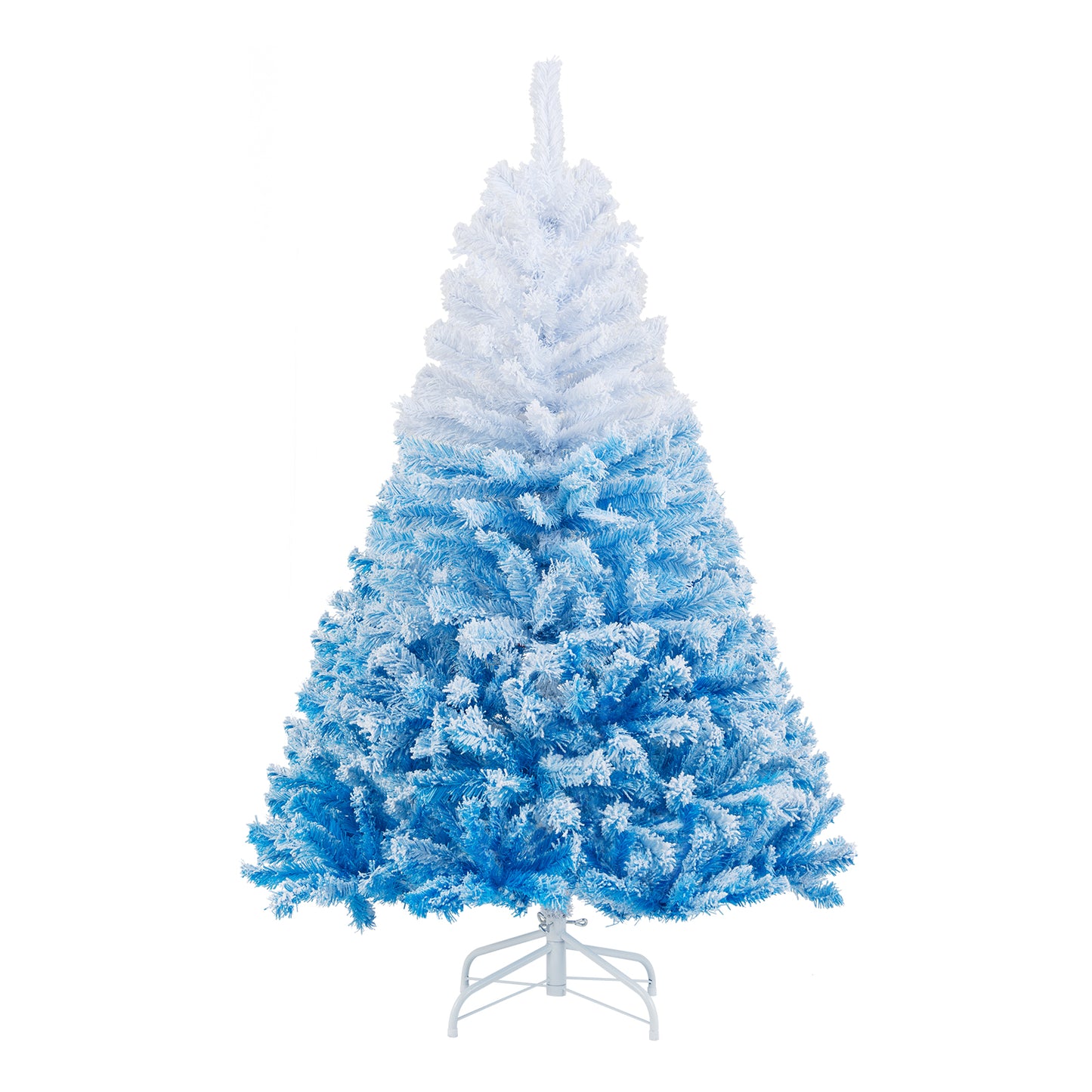 5/6/7/8 FT Artificial Christmas Tree with Warm White LED Lights and 8 Modes-8 Feet